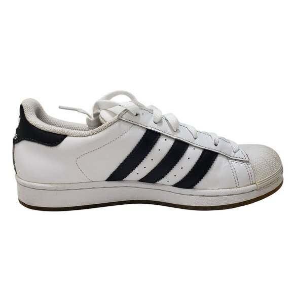 Adidas Originals Superstar White & Black Low-Top Sneakers Men's Size 7 - Picture 3 of 9